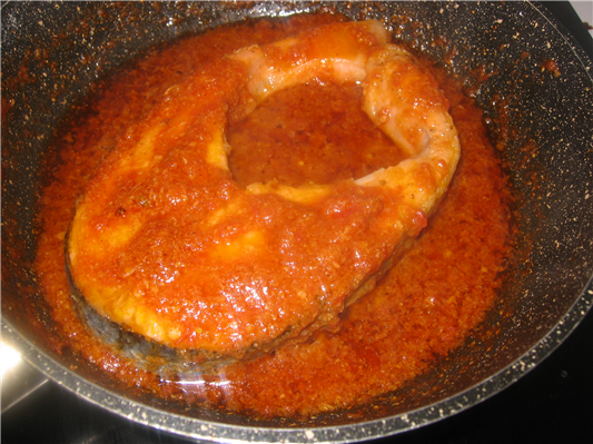 salmone in salsa chraimeh