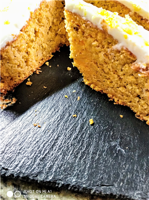 torta alla zucca profumata al limone