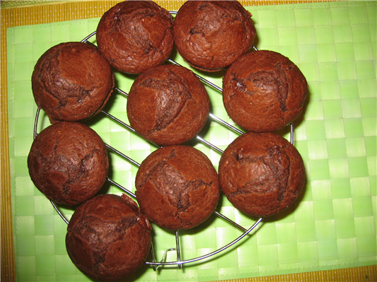 muffin vegani al caffe e cioccolato