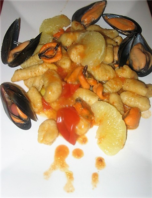 gnocchi di patate e cozze