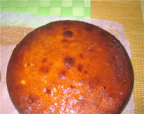 torta allo sciroppo di arancia  e mandorle