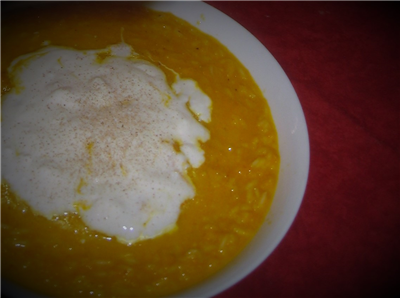 zuppa di carote e arance