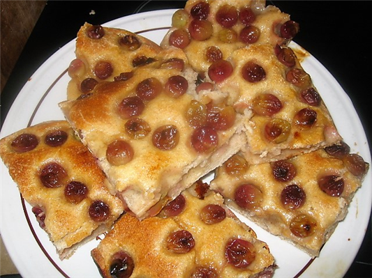 focaccia dolce all,uva