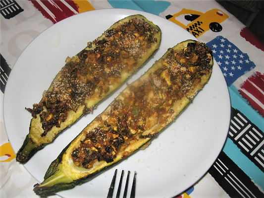 zucchine ripiene a modo mio