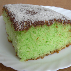 Torta menta e cocco con ganache alla nocciola