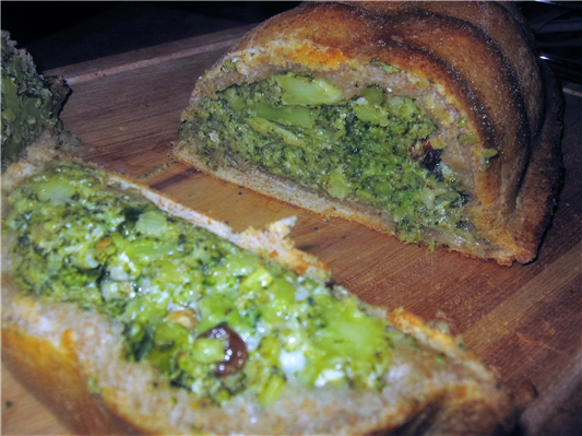 torta rustica di broccoli e gorgonzola