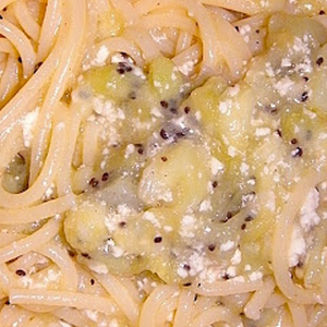 Spaghetti al kiwi