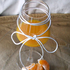 Clementines and saffron curd (Crema di clementine e zafferano)