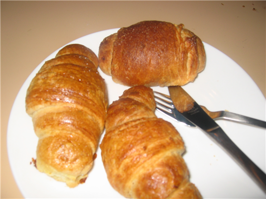 croissant con pasta madre