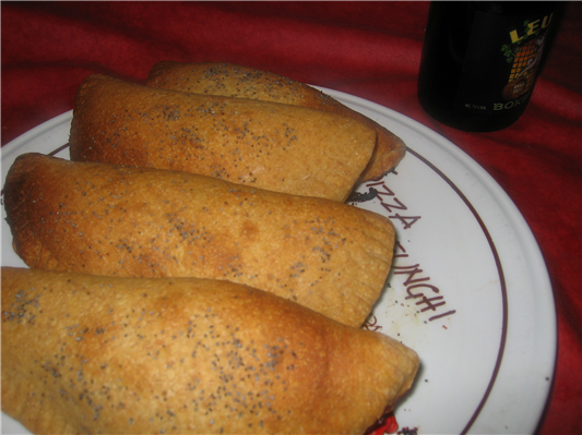 panzerotti al gorgonzola e tarassaco